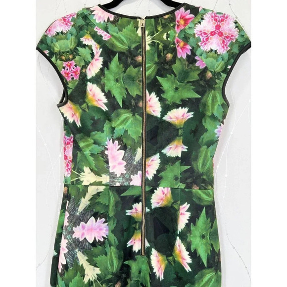 Ted Baker London Green Floral Sheath Dress $385 - Picture 9 of 13